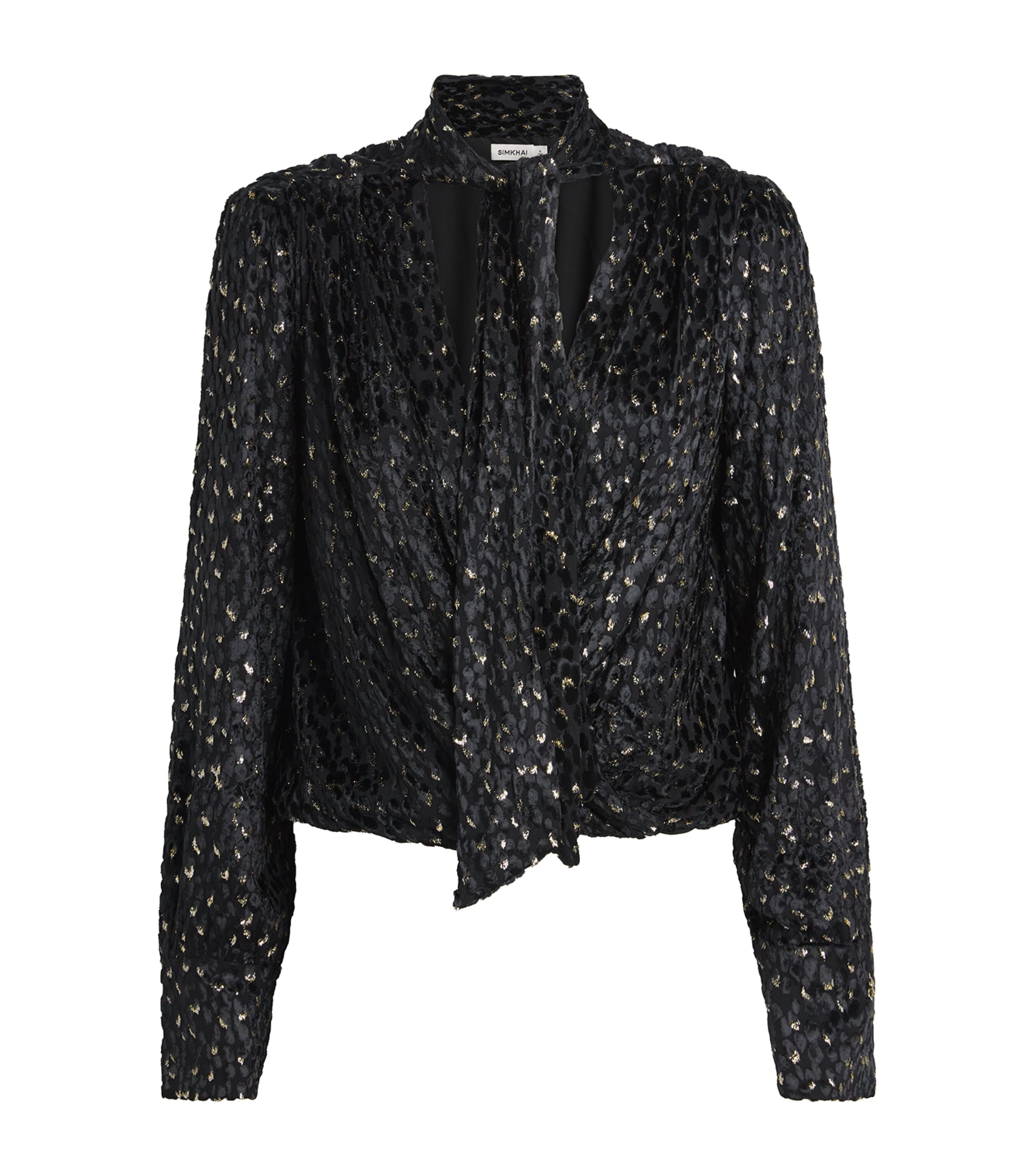 Simkhai Kayleigh Long Sleeved Top In Multi