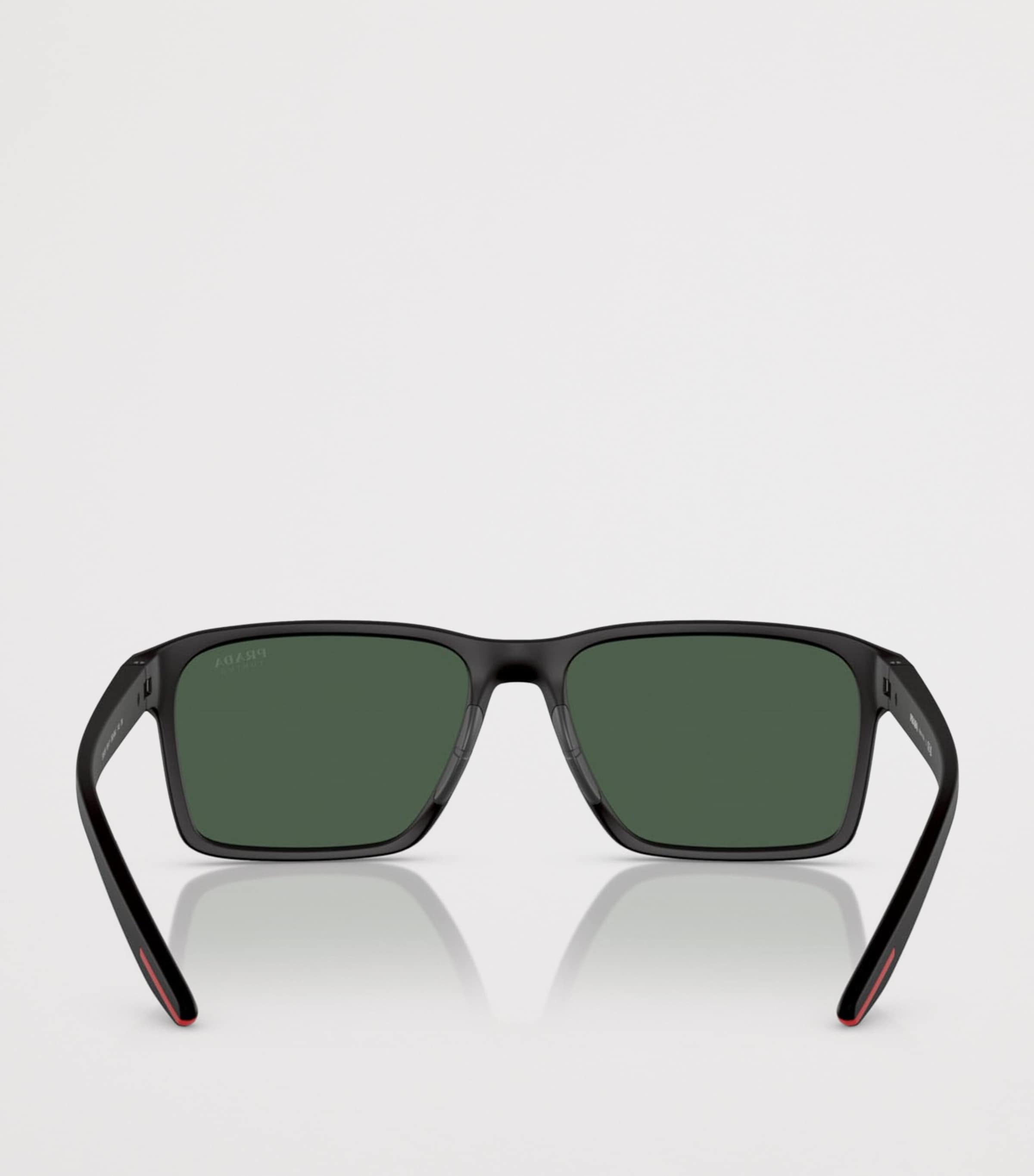 Prada Linea Rossa Rectangle Sunglasses Black Image 4