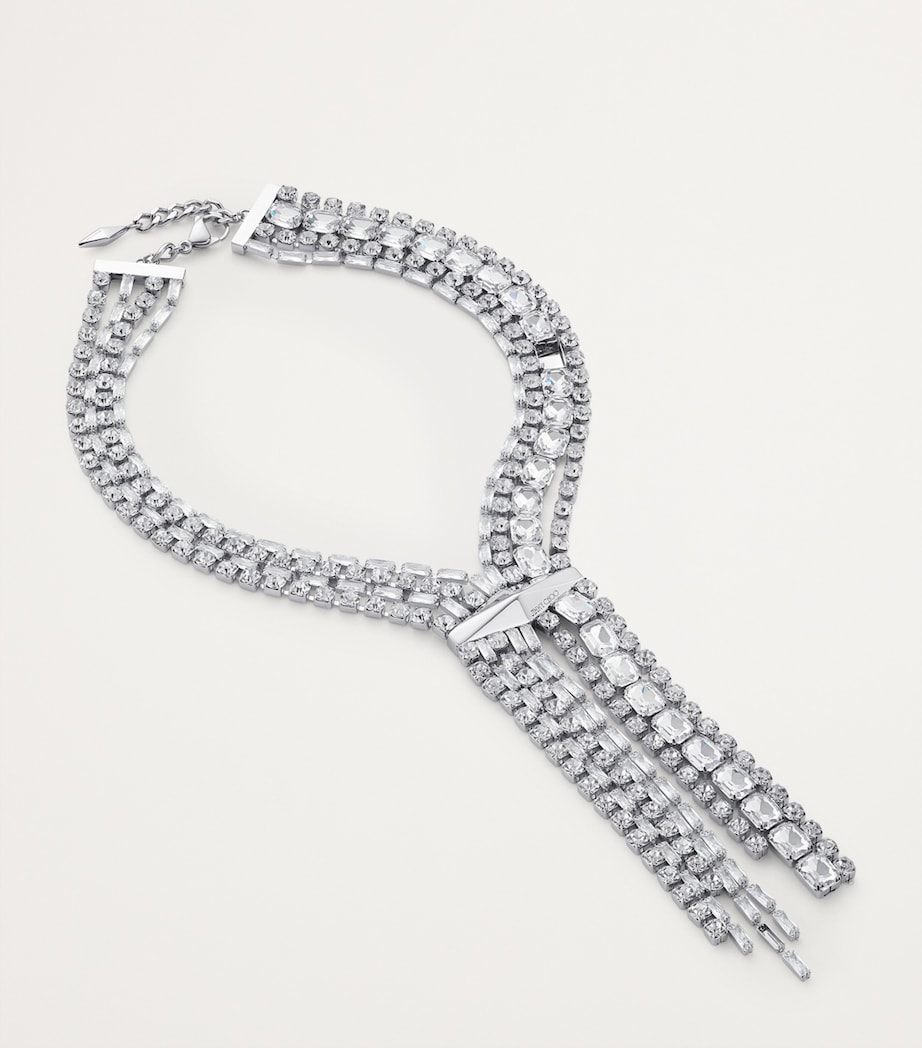 Crystal-Embellished Zandra Necklace SILVER/CRYSTAL Image 2