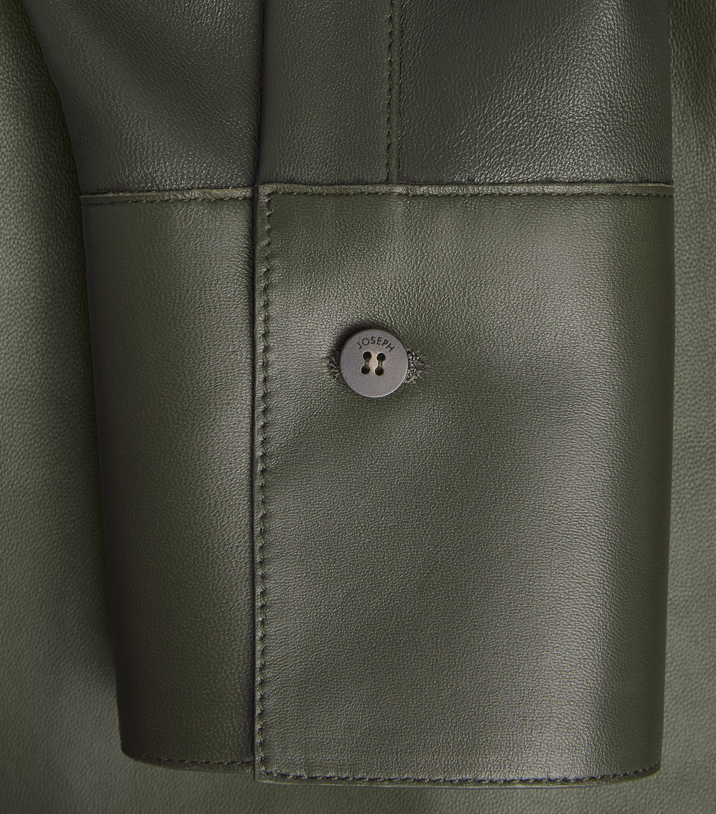 Leather Overshirt PALM LEAF Image 5