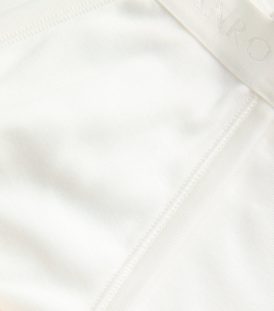 Mercerised Cotton Briefs 0101/WHITE Image 5