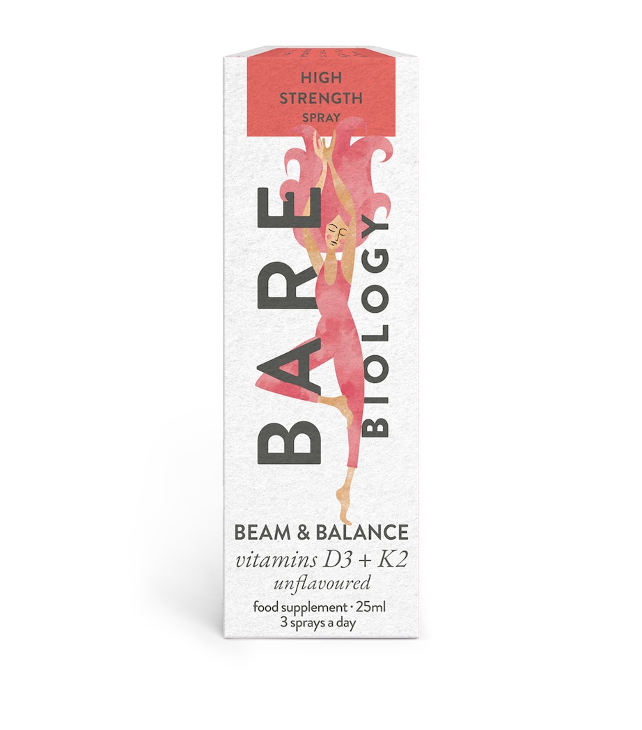 Bare Biology Beam & Balance, Vitamin D3 + K2 Unflavoured Spray (25ml) Image 2
