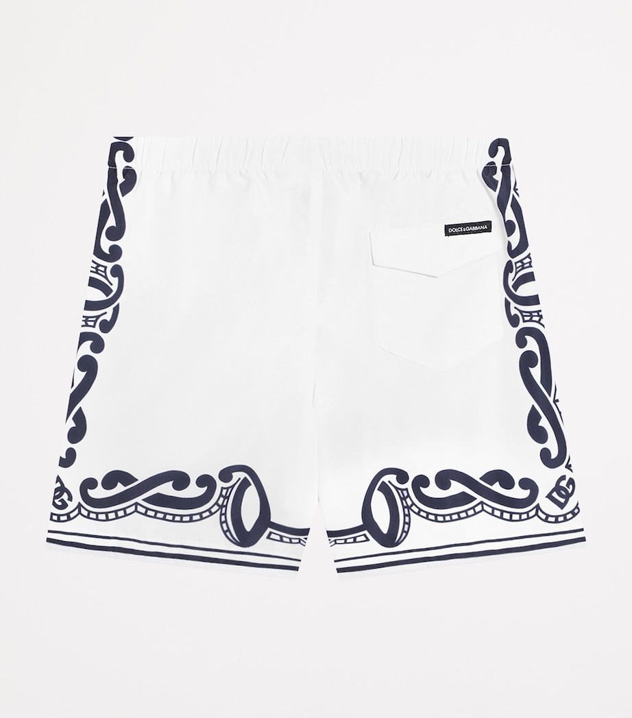 Bandana Print Swim Shorts (8-12+ Years) HA9RB-BANDANA BL Image 2