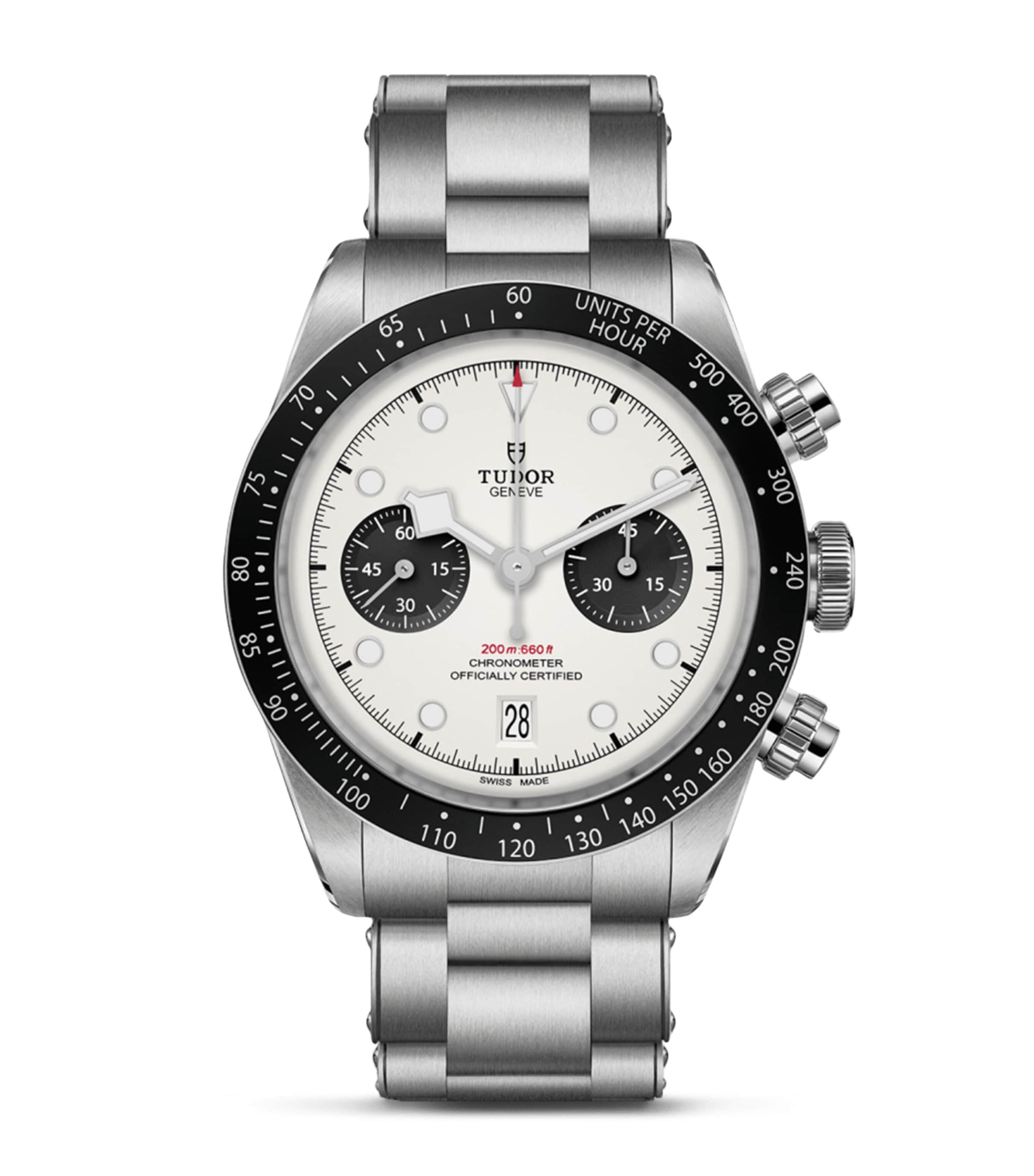 TUDOR Black Bay Chrono Stainless Steel Watch 41mm White Image 1