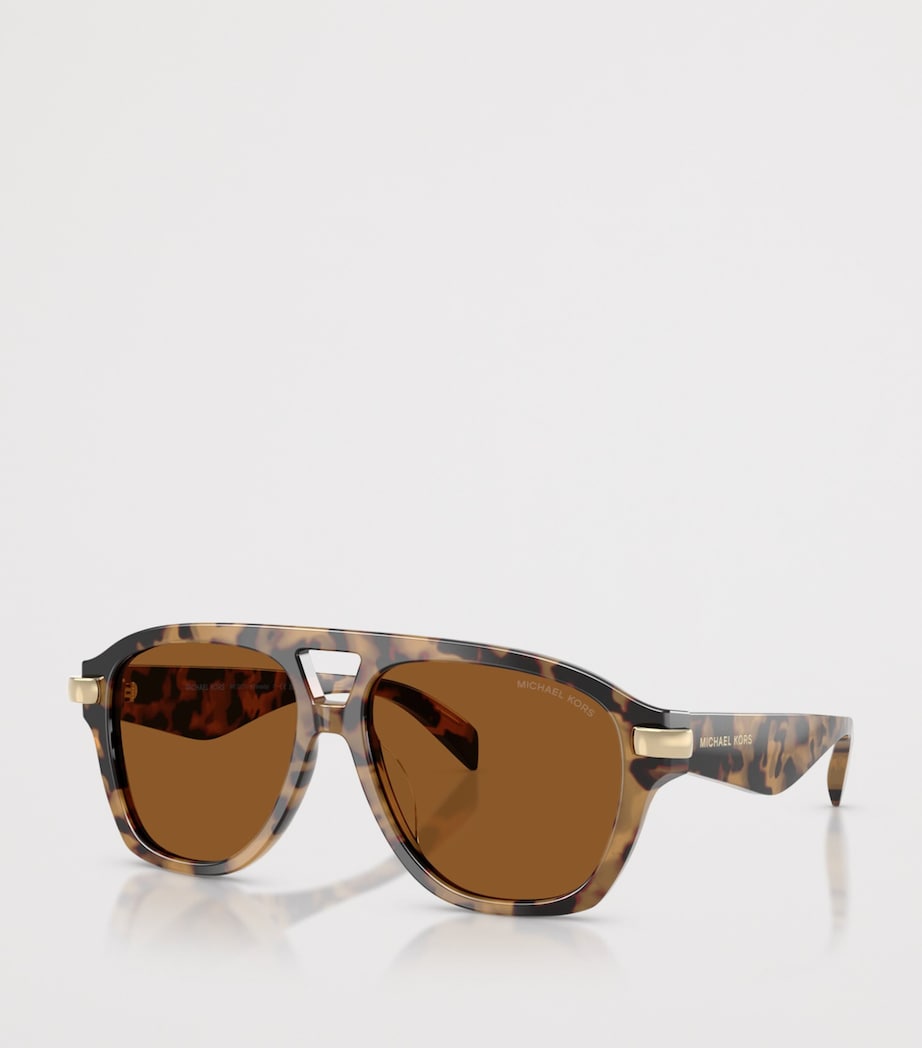 Michael Kors Grenada Pilot Sunglasses Brown Image 2