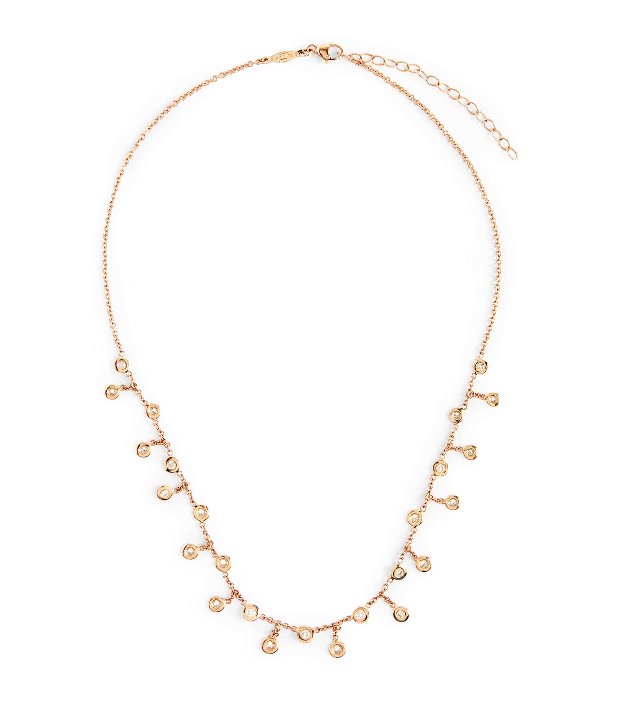 Jacquie Aiche Yellow Gold And Diamond Shaker Necklace In Gold
