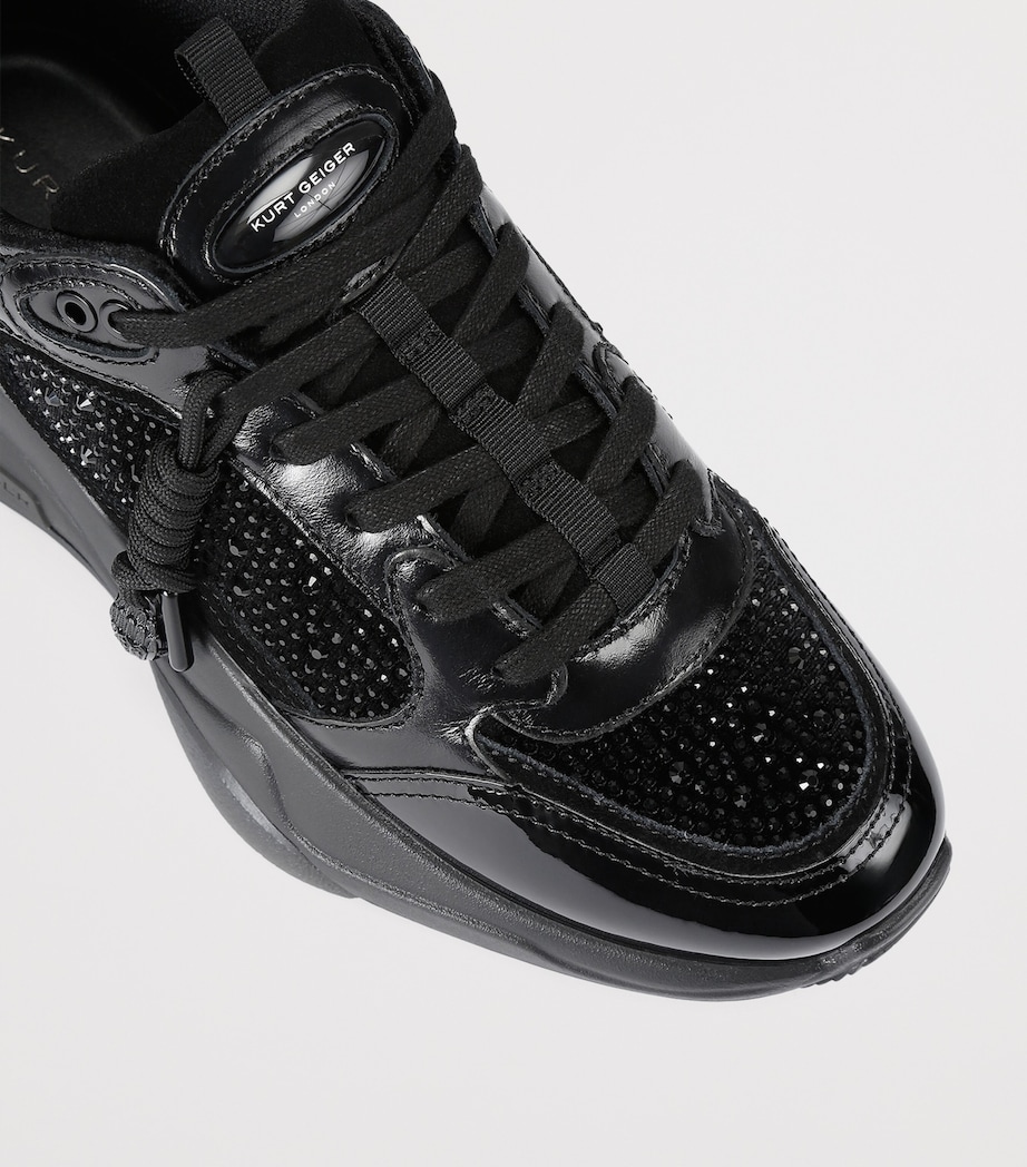 Leather Embellished Rosyton Sneakers BLK/OTHER Image 3