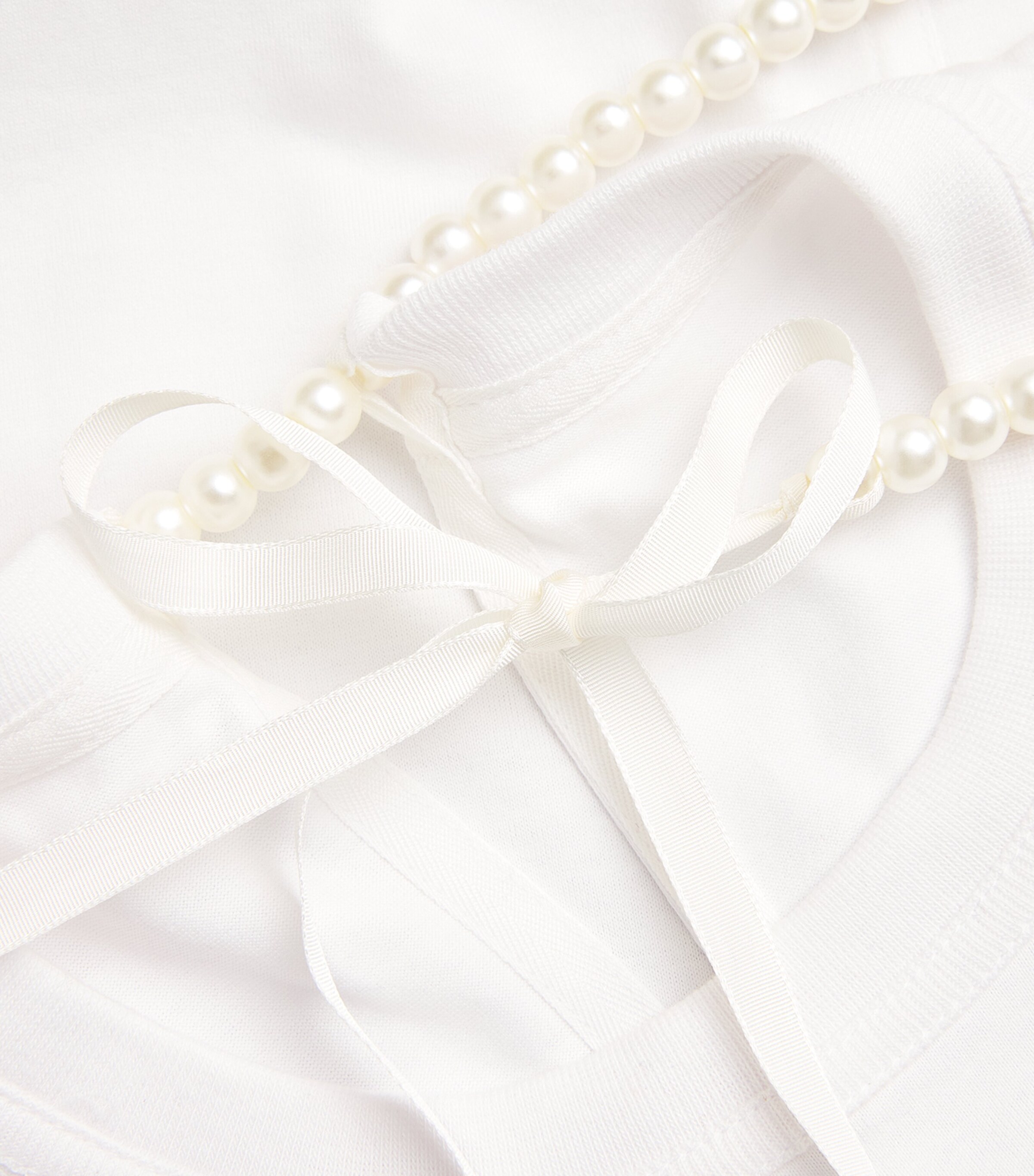 Carven Pearl-Neck T-Shirt | Harrods US