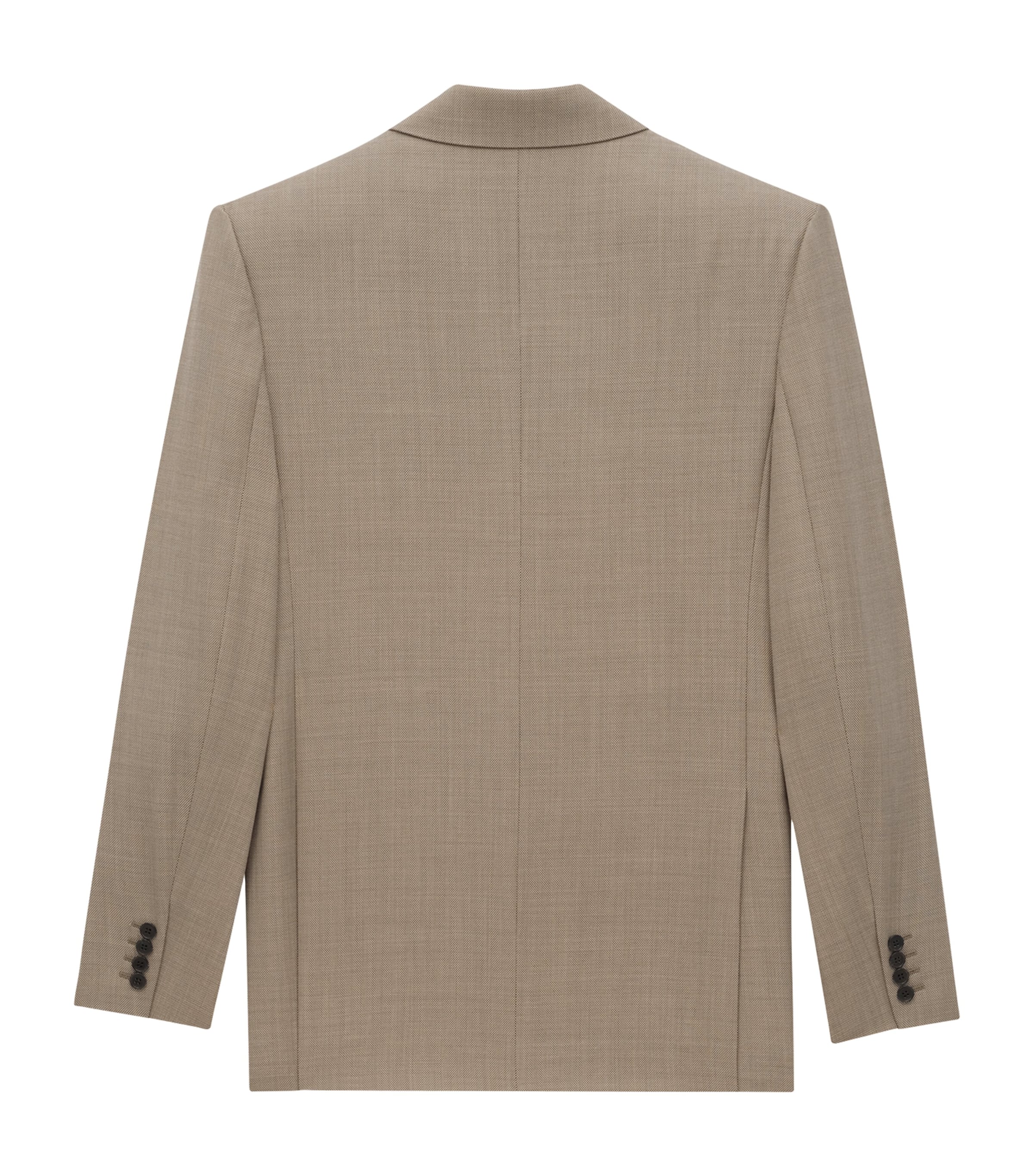 Saint Laurent Womens Wool Double-Breasted Blazer Image 2