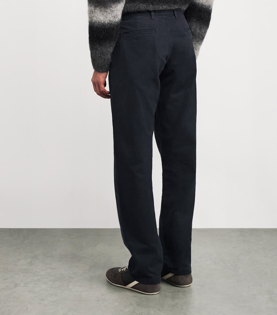 Stretch-Organic Cotton Aden Chinos NAVY BLUE Image 4