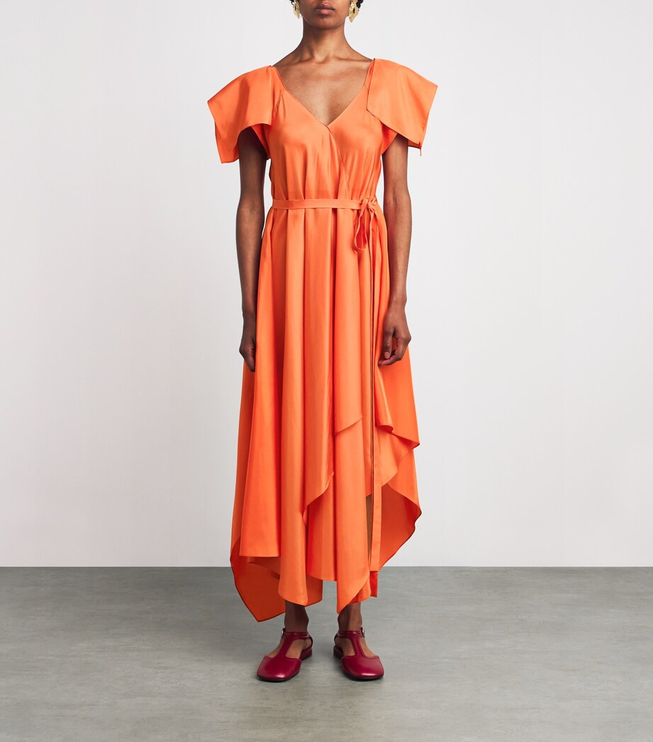 joseph orange dress Joseph women's orange wool knit dress Loop Generation