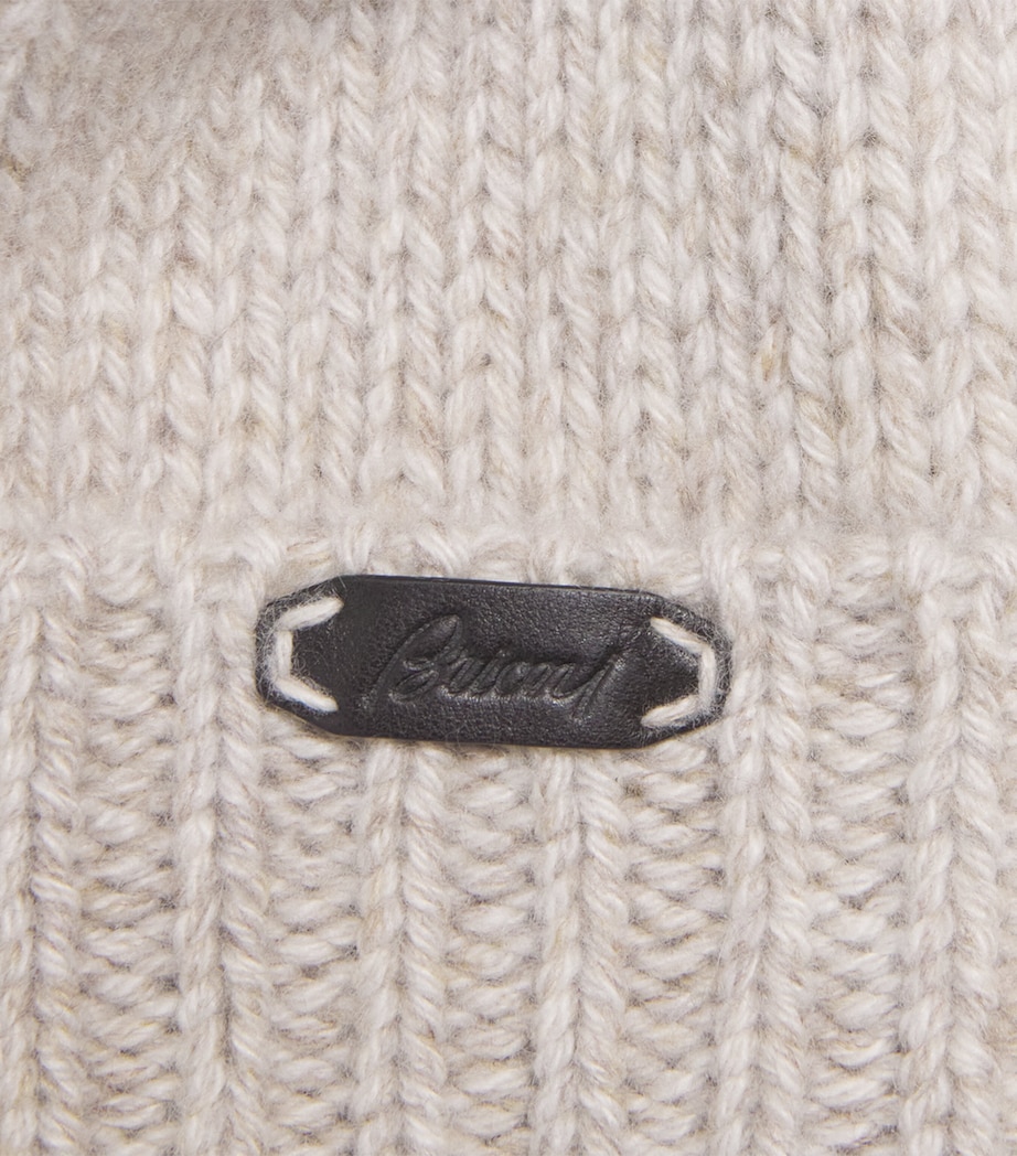 Cashmere Logo Beanie 9700 BEIGE Image 3