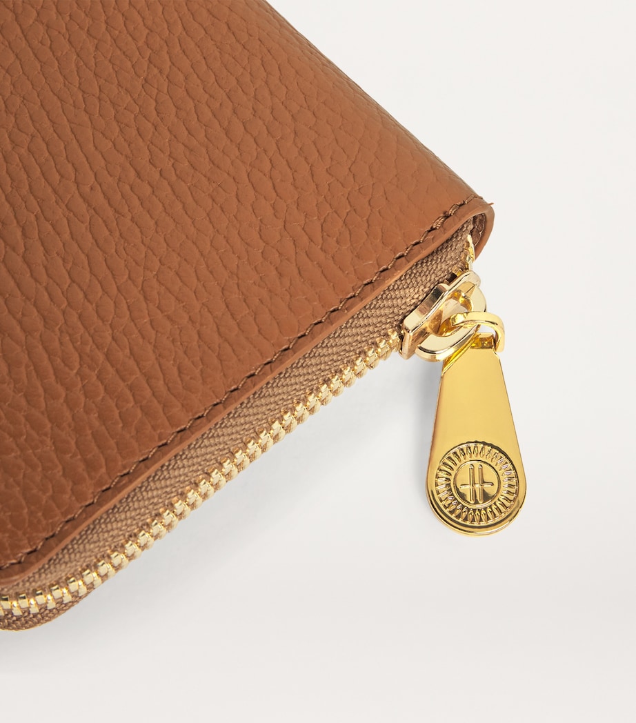 Pebbled Leather Wallet TAN Image 3