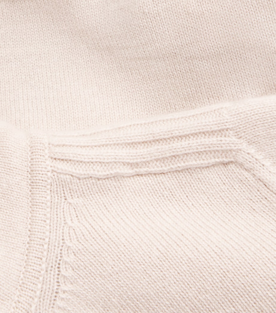 Cashmere Zip-Up Hoodie SABBIA PANNA Image 5