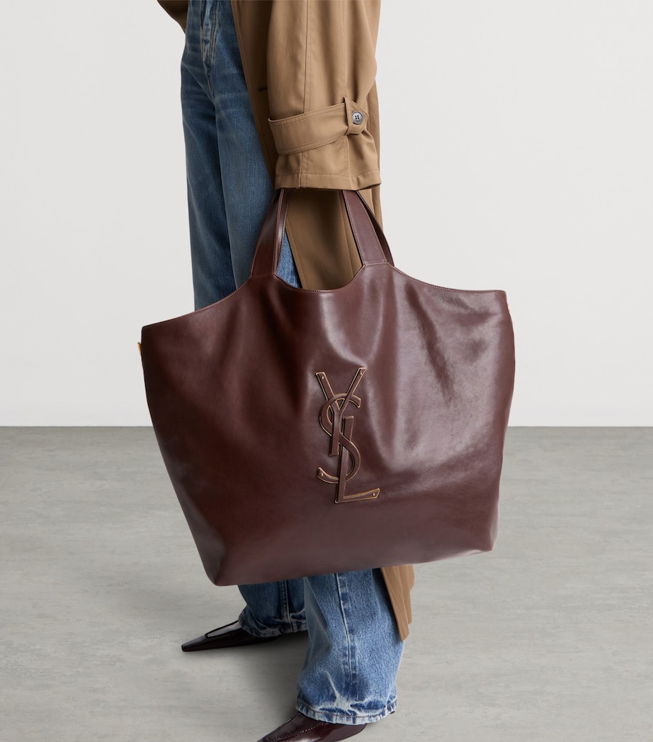 Saint Laurent Maxi Calfskin Icare Tote Bag Image 2