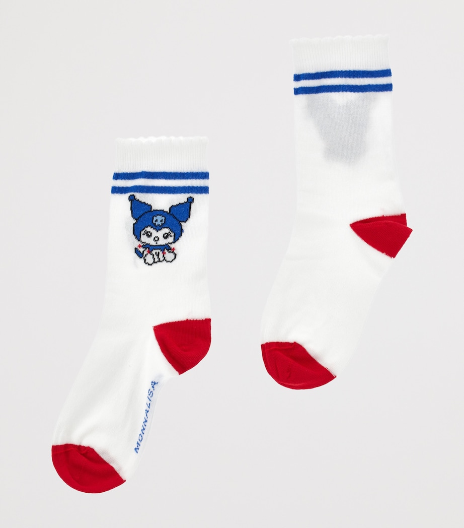 x Hello Kitty Cotton-Blend Socks (Pack of 2) BIANCO+ROSSO Image 3