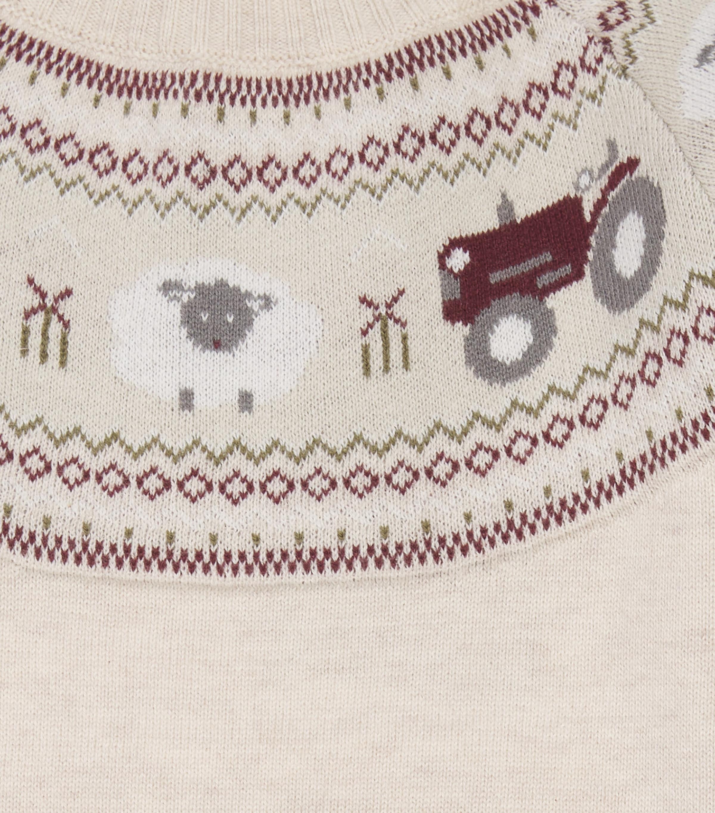 Eleanor Charles Organic Cotton Sheep Sweater (3 Months-4 Years) Ot Image 2