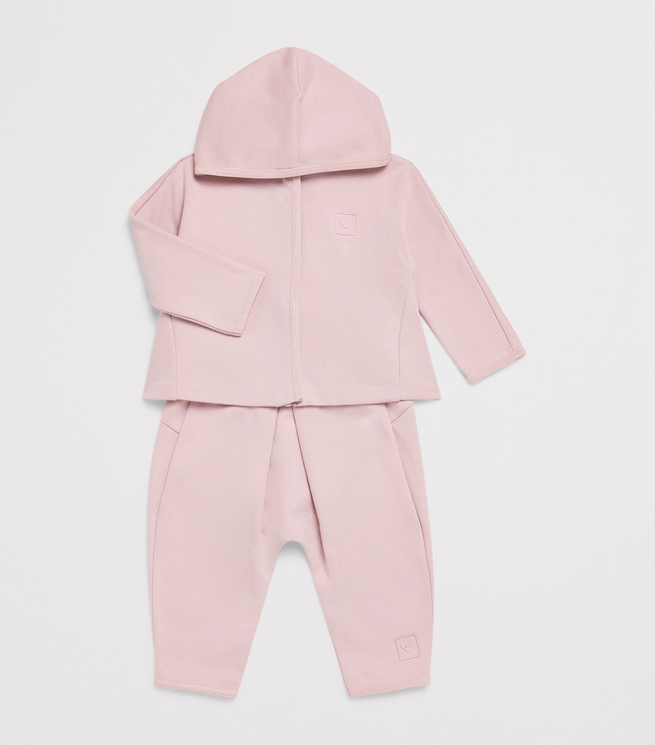 Cotton-Blend Hooded Sweatshirt (6-36 Months) U4218 BURN LILAC Image 3