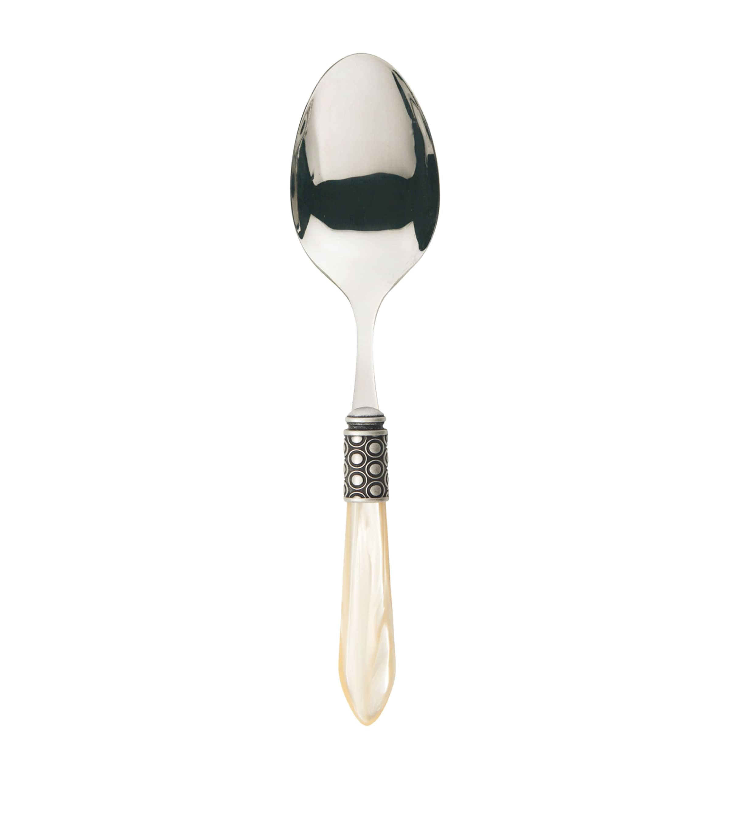 Bugatti Optical Stainless Steel Salad Spoon And Fork Set In Metallic