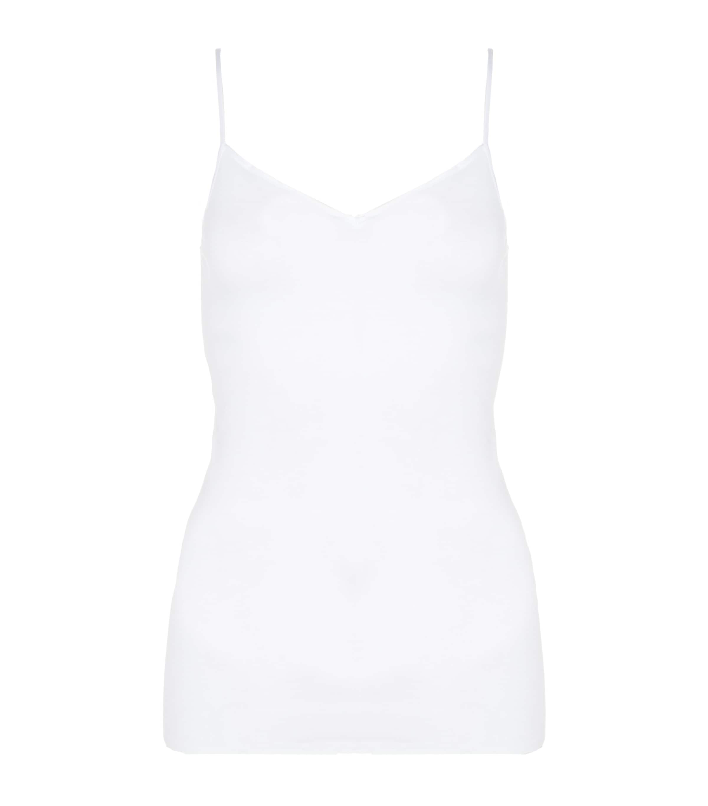 Shop Hanro Cotton Seamless Camisole In White