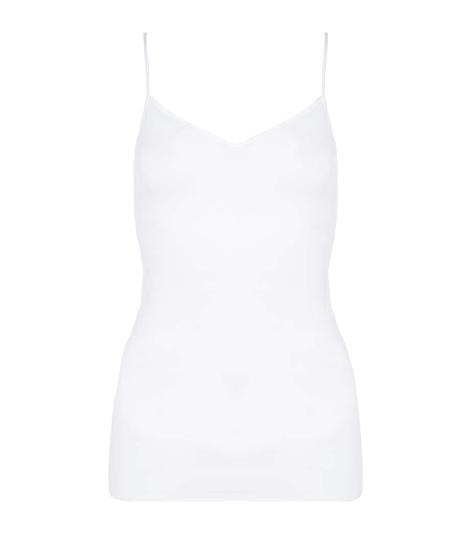 Cotton Seamless Camisole WHITE Image 1