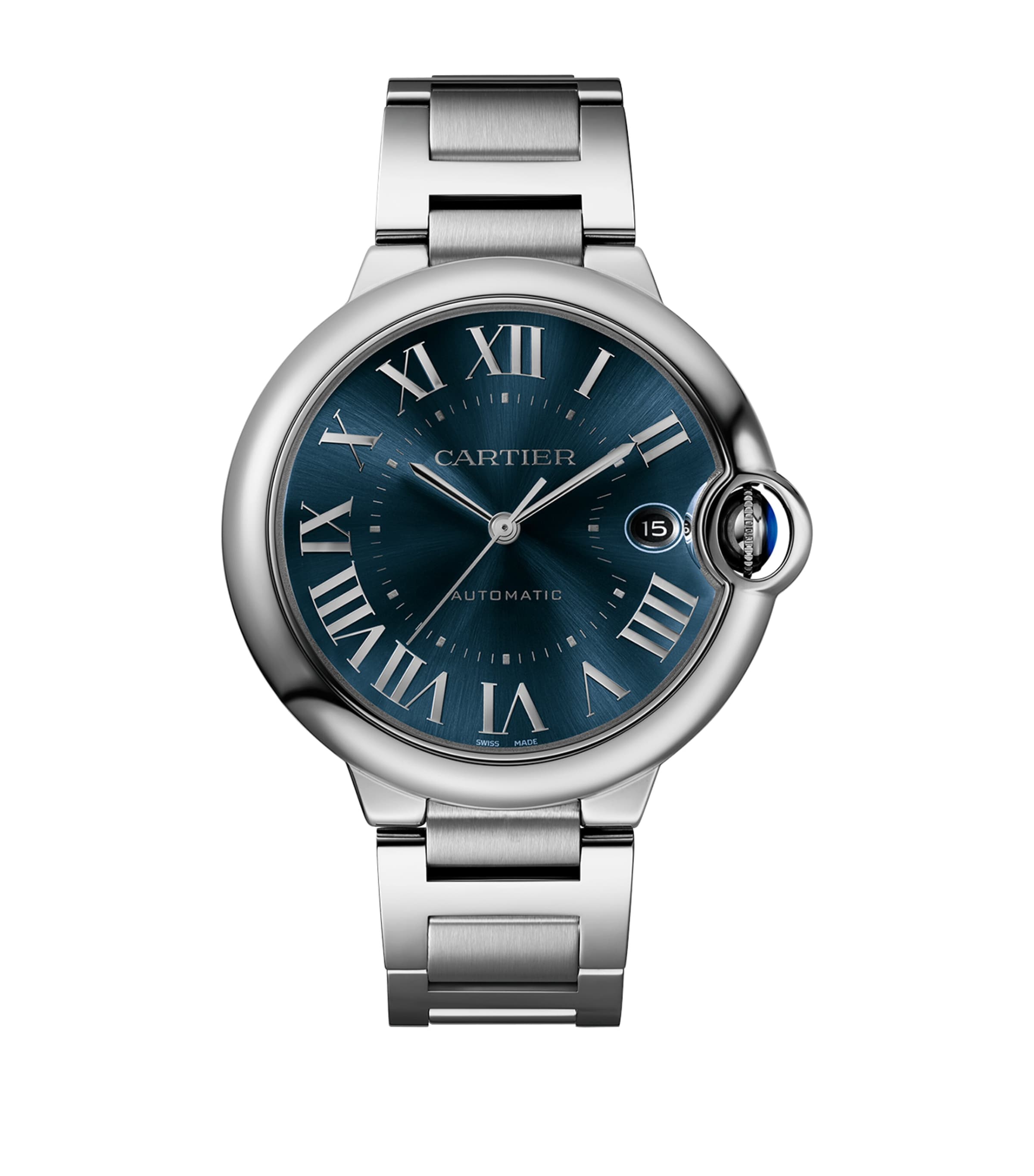 Cartier Stainless Steel Ballon Bleu de Cartier Watch 40mm Silver Image 1