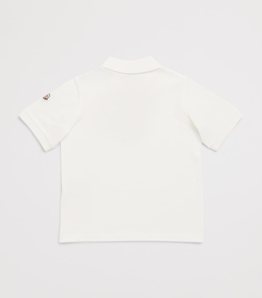 Moncler Enfant Cotton Piqué Polo Shirt (8-10 Years) Image 2