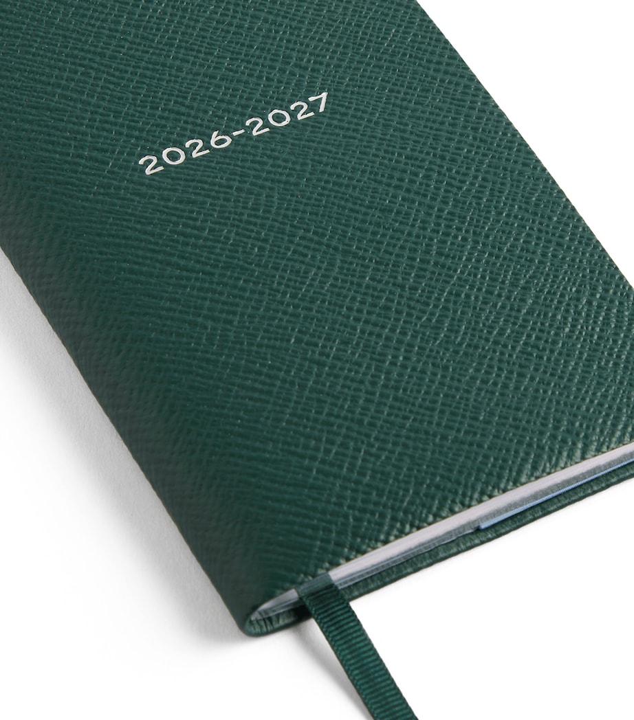 Smythson Leather Panama 2026/27 Diary F Green Image 5