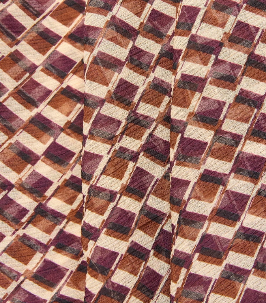 AWAY THAT DAY Womens Santorini Sarong Vintage Geo Print Image 6