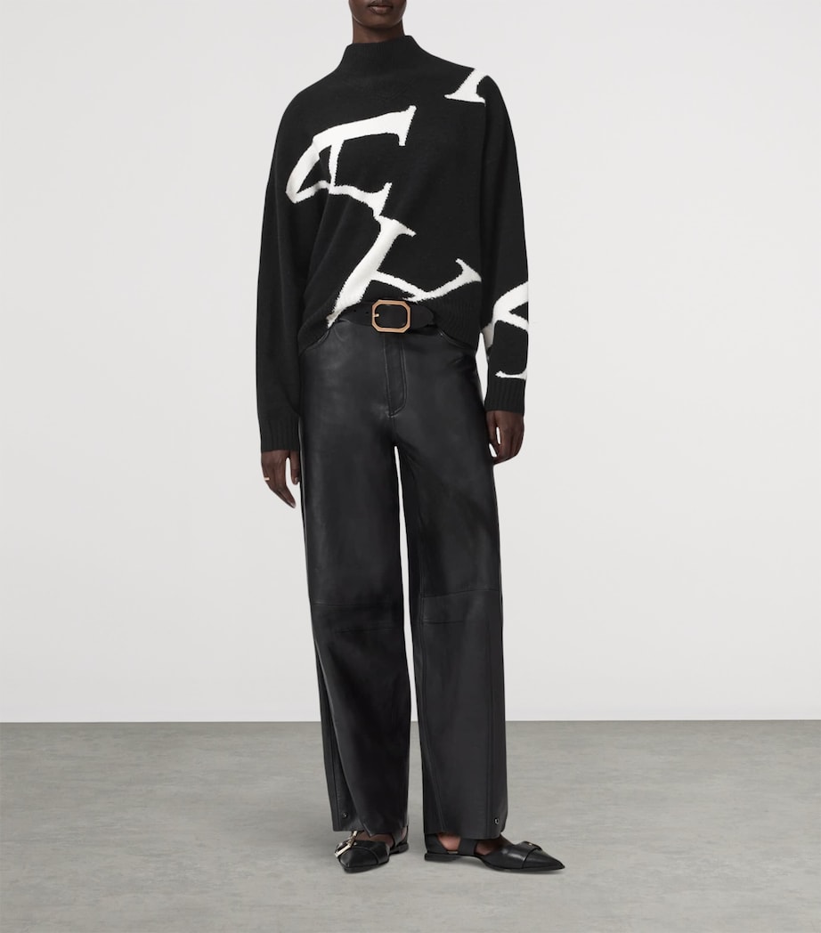 A Star Sweater BLACK/WHITE Image 2