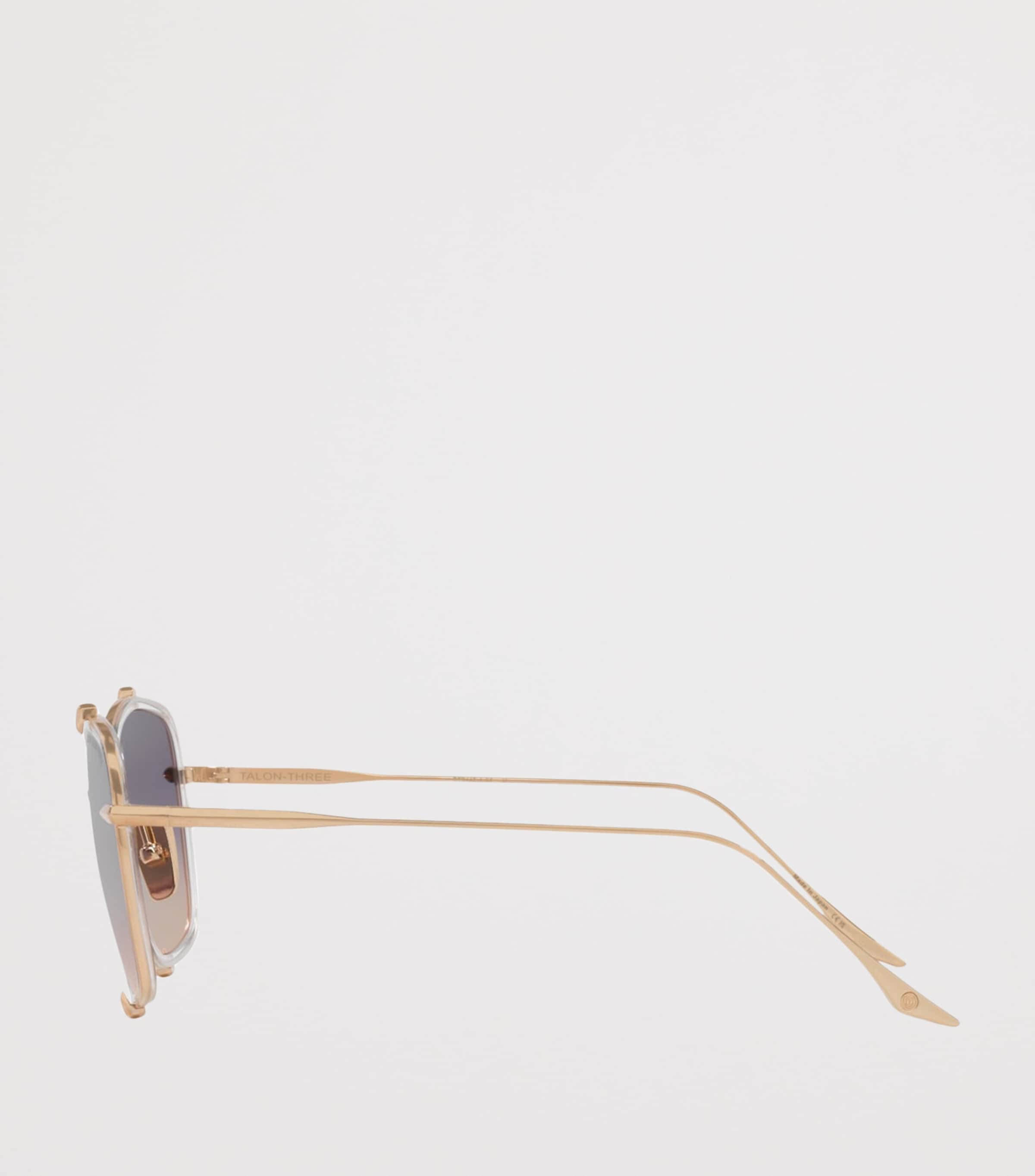 DITA Talon-Three Square Sunglasses Gold Image 3