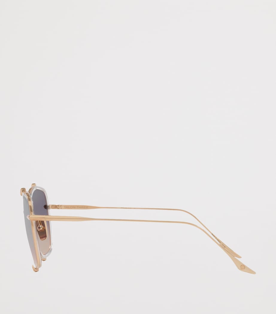DITA Talon-Three Square Sunglasses Gold Image 3