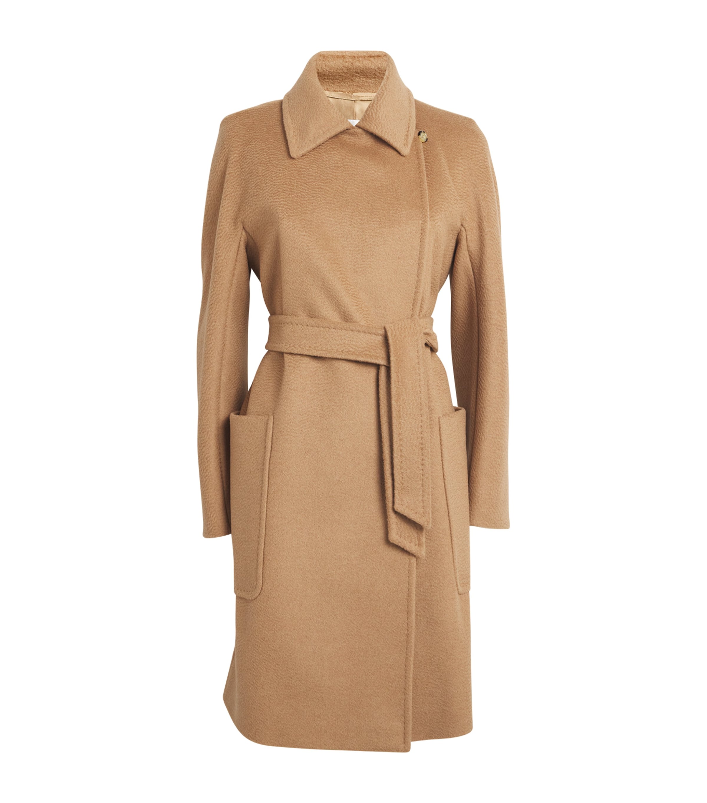 Max Mara Beige Cashmere Arcella Coat Harrods US