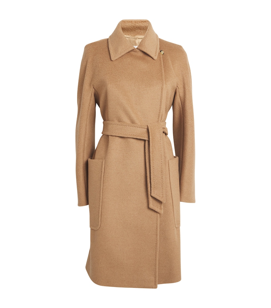 Max Mara Beige Cashmere Arcella Coat Harrods US - Main Image
