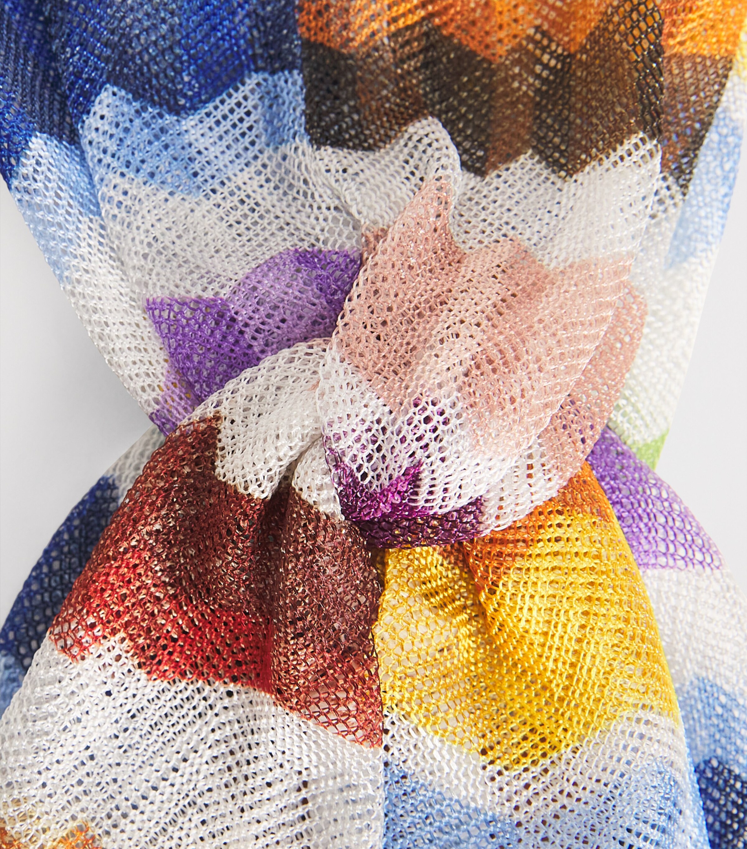 Missoni Knot-Front Zigzag Headband Multicolor Image 4