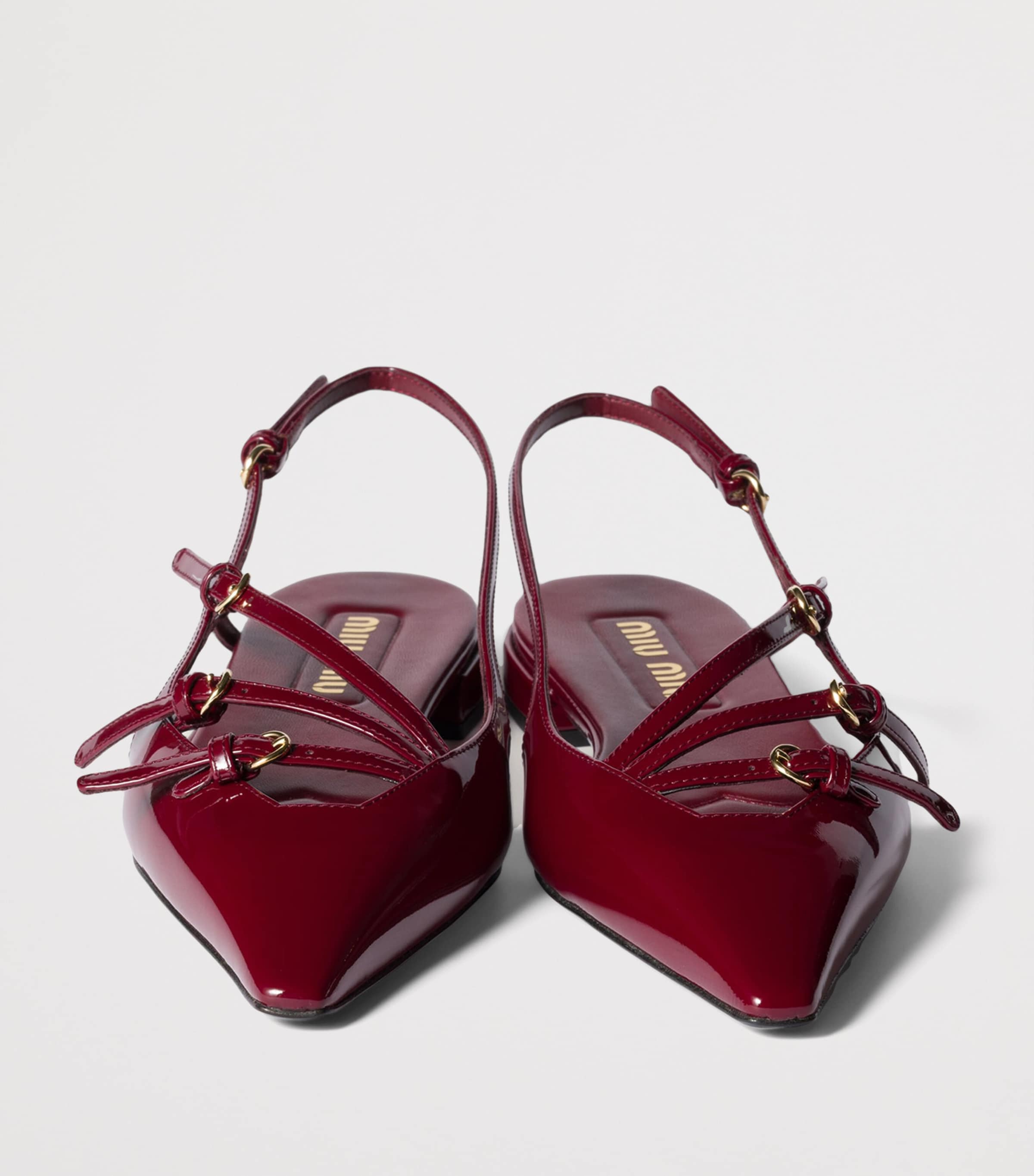 Patent Leather Slingback Flats F0D27 Image 3