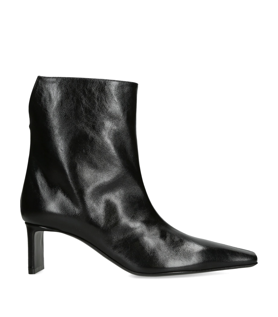 Leather Ona Ankle Boots 55 BLACK Image 1