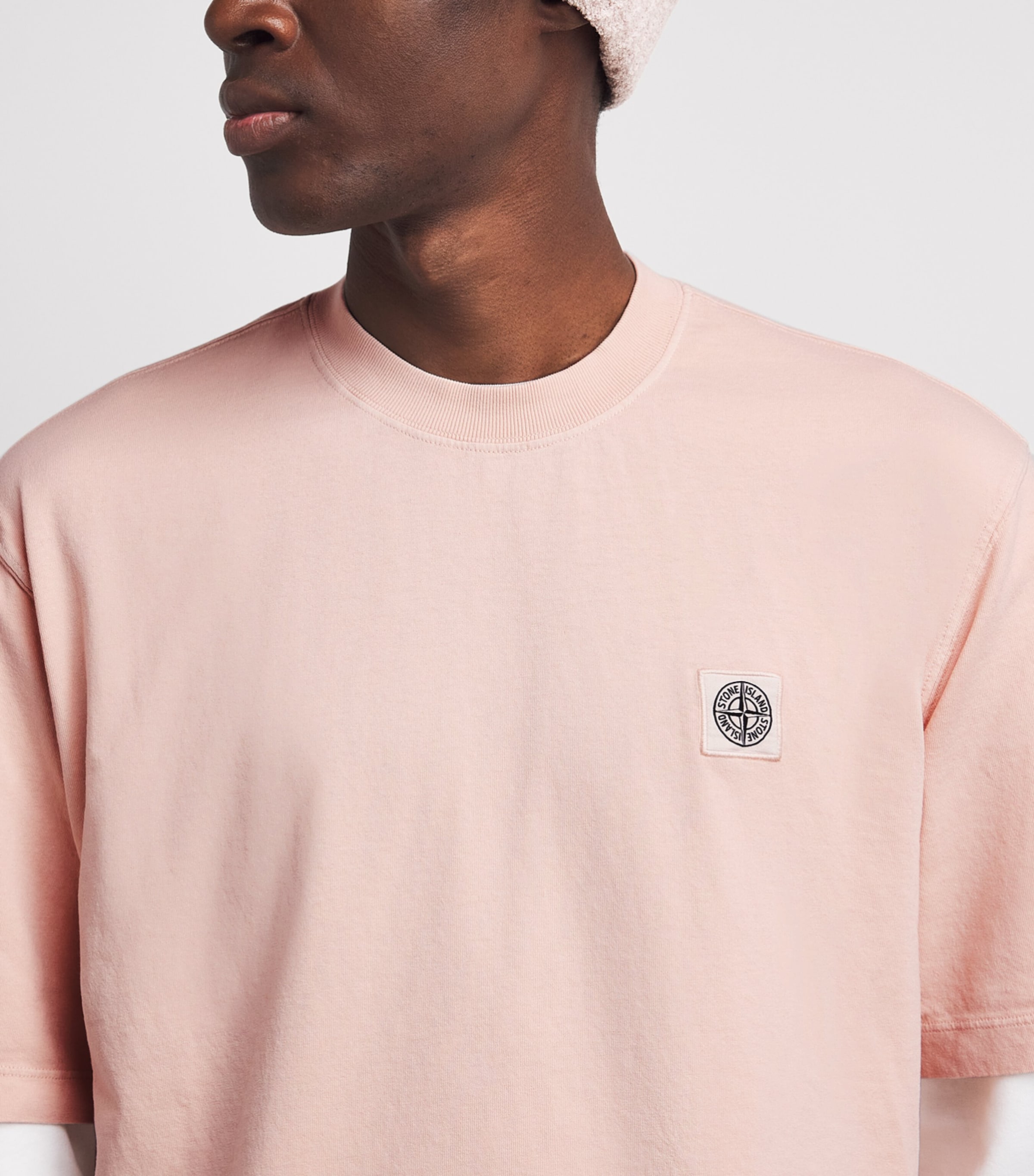 Stone Island Mens Organic Cotton Ghost T-Shirt Image 3