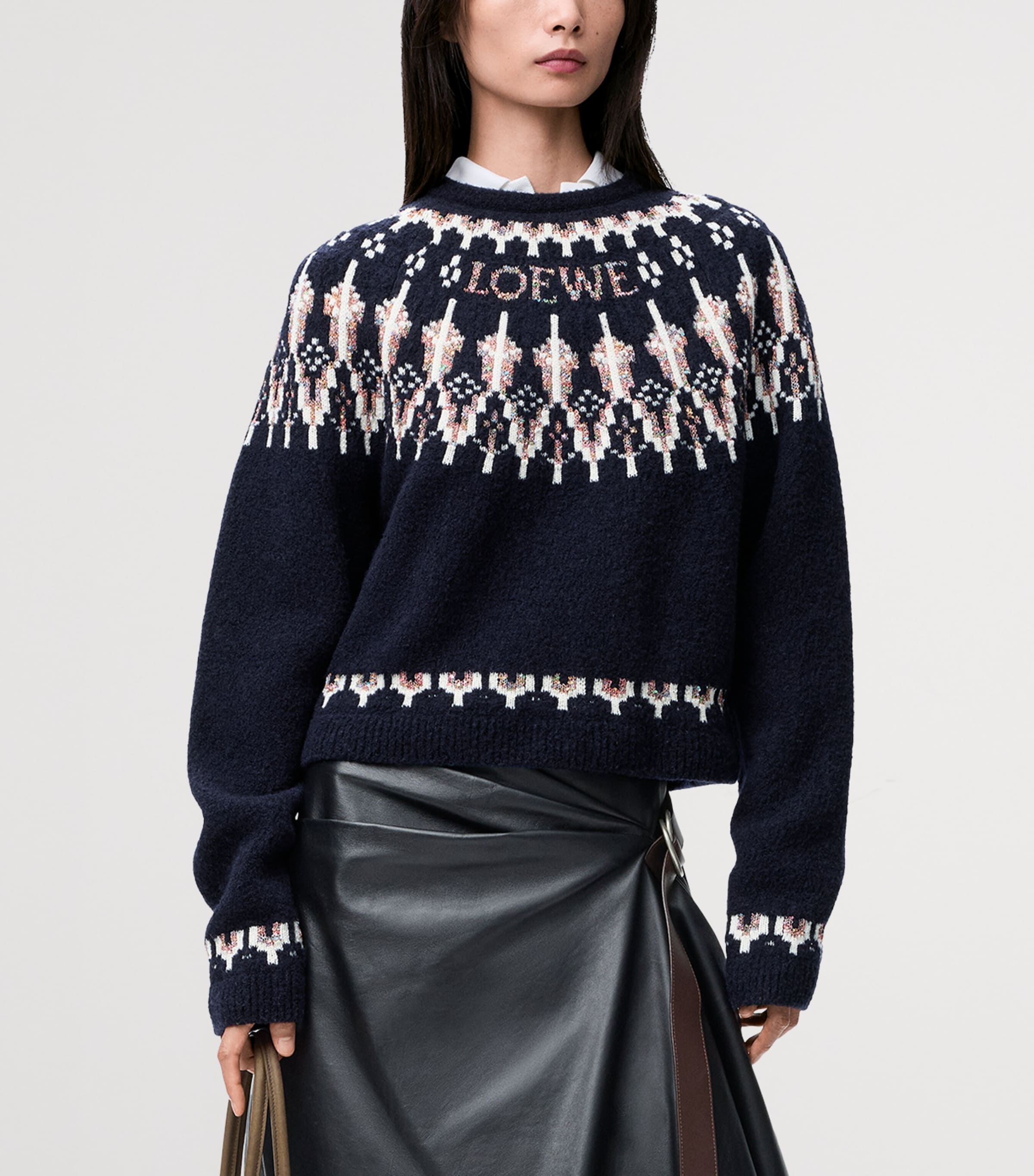 Wool-Blend Fair Isle Sweater NAVY/MULTICOLOR Image 3