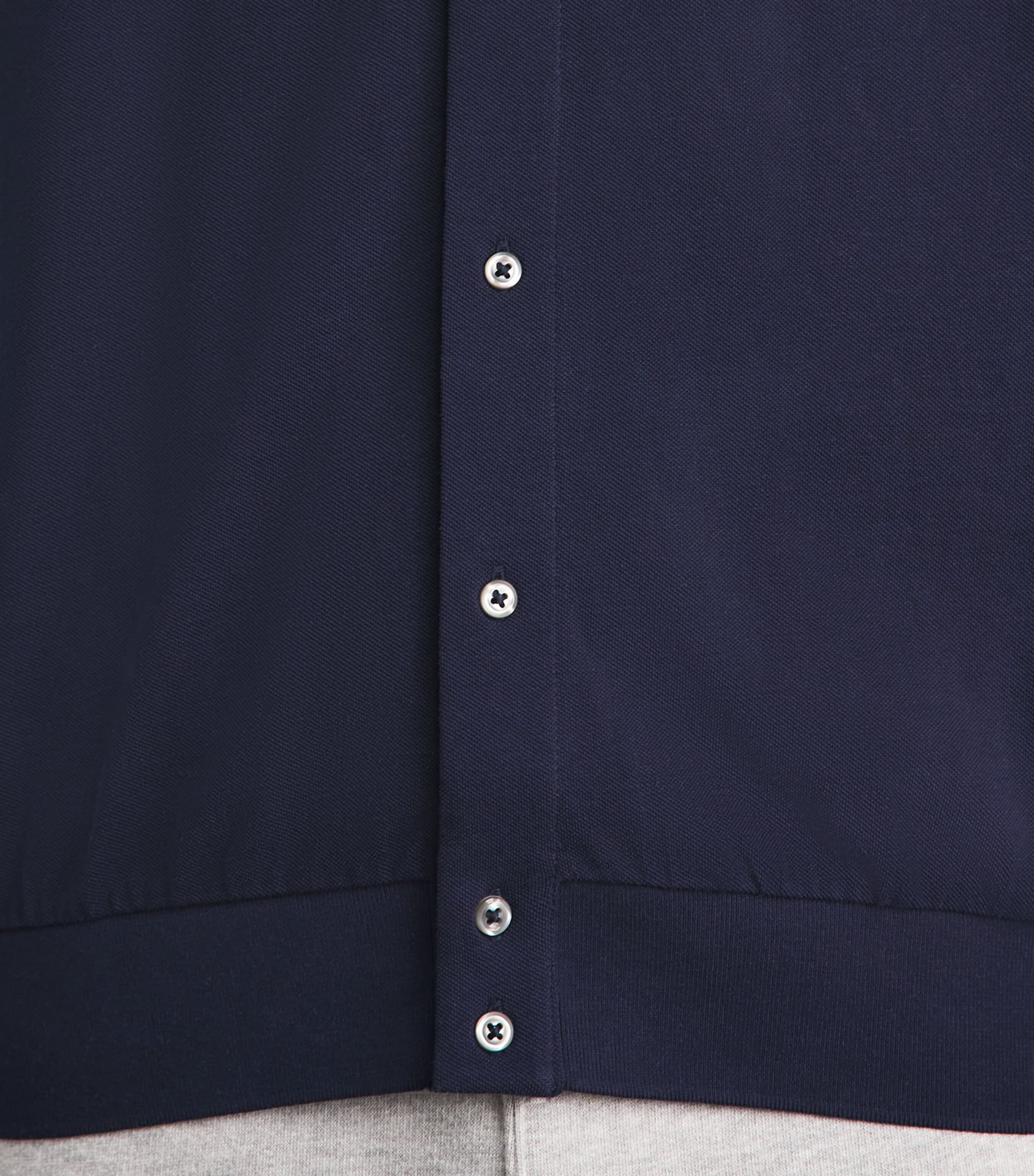 Polo Ralph Lauren Mens Cotton Featherweight Mesh Polo Shirt Aviator Navy Image 3