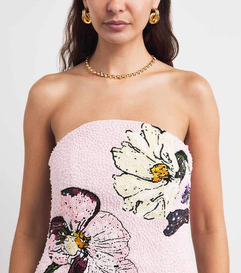 LEO LIN Womens Wildbloom Zaria Mini Dress Wildbloom Image 3