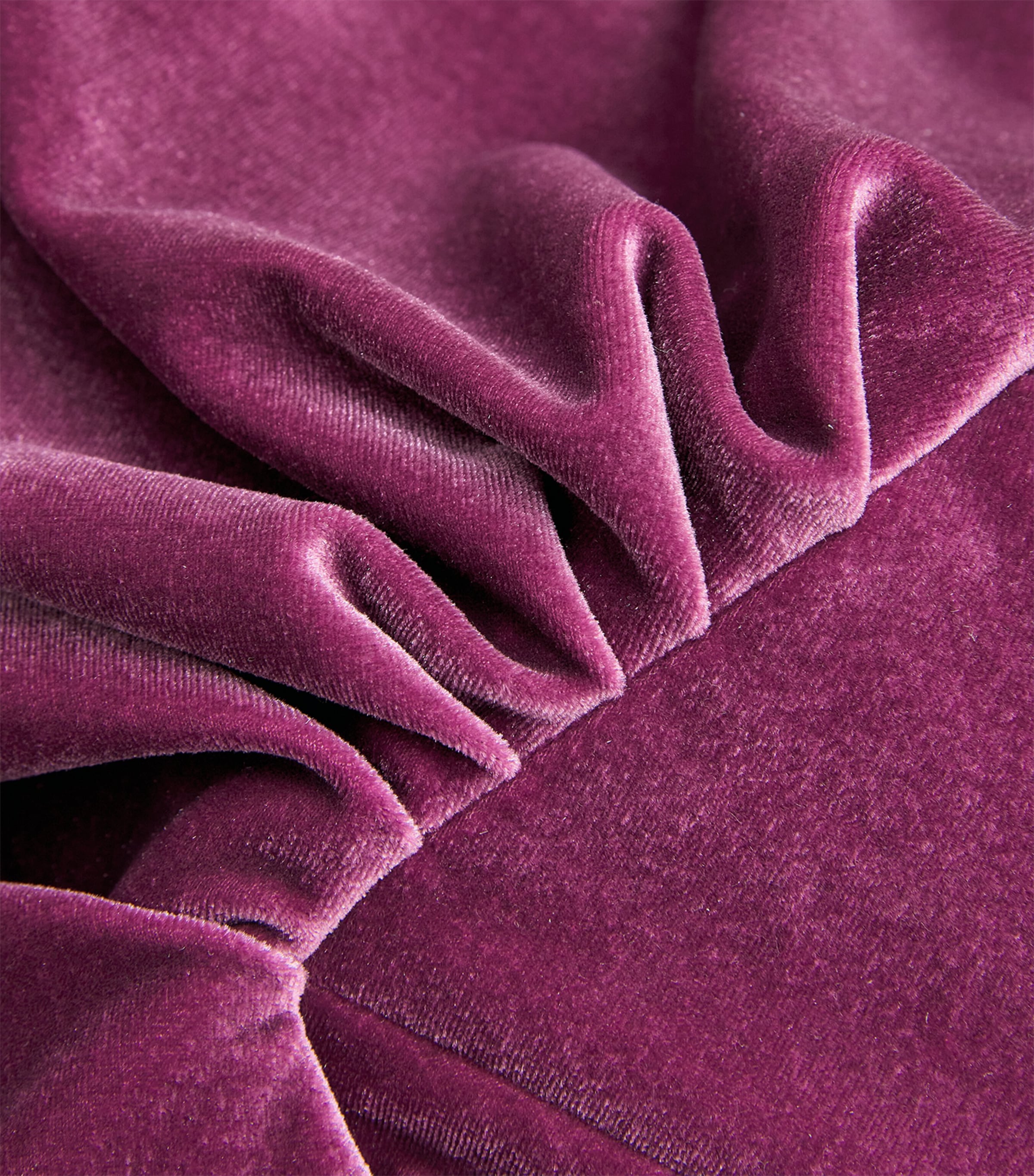 Alex Perry Womens Stretch-Velvet Asymmetric Gown Plum Image 5