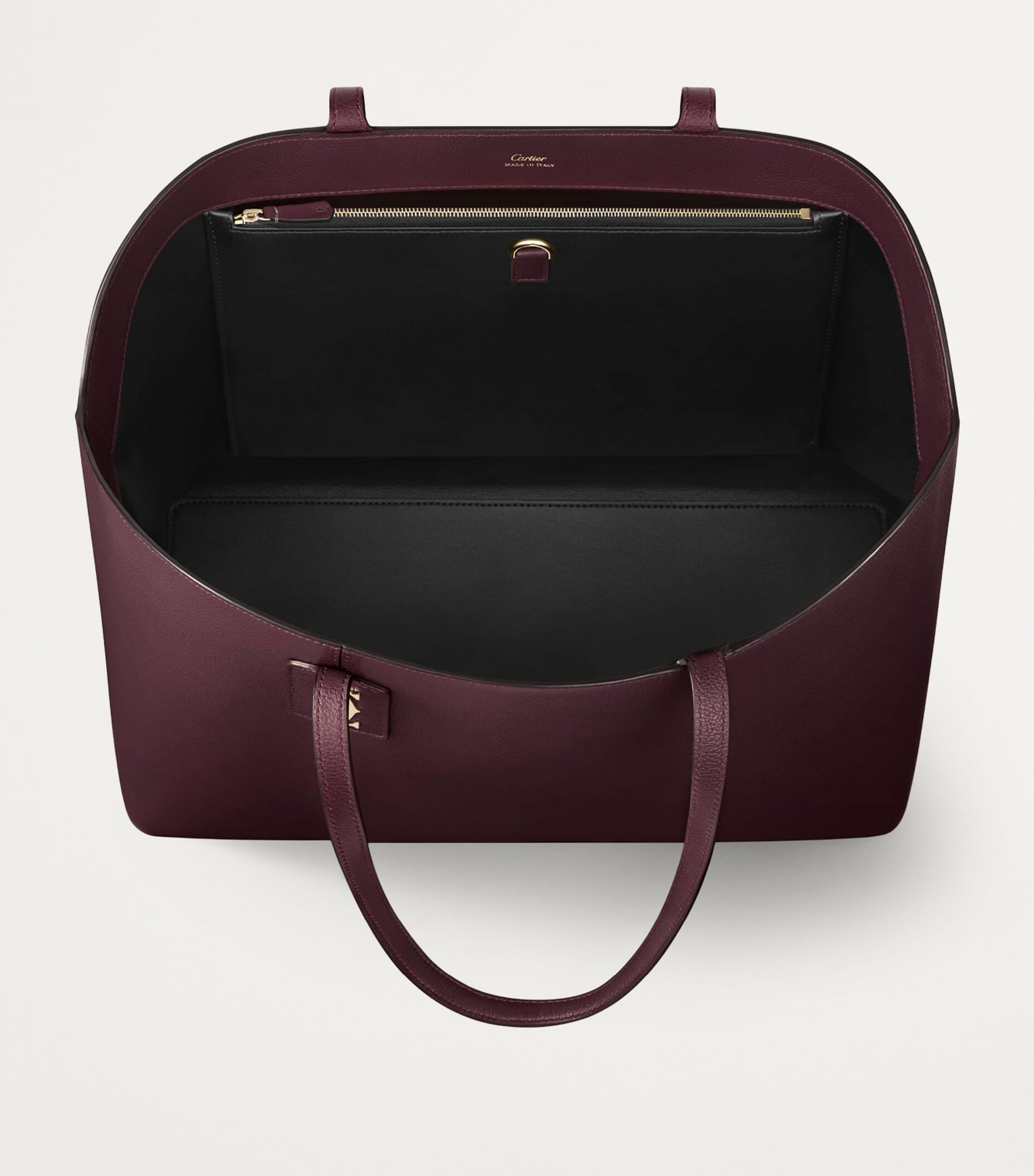 Calfskin C de Cartier Tote Bag PLUM Image 4