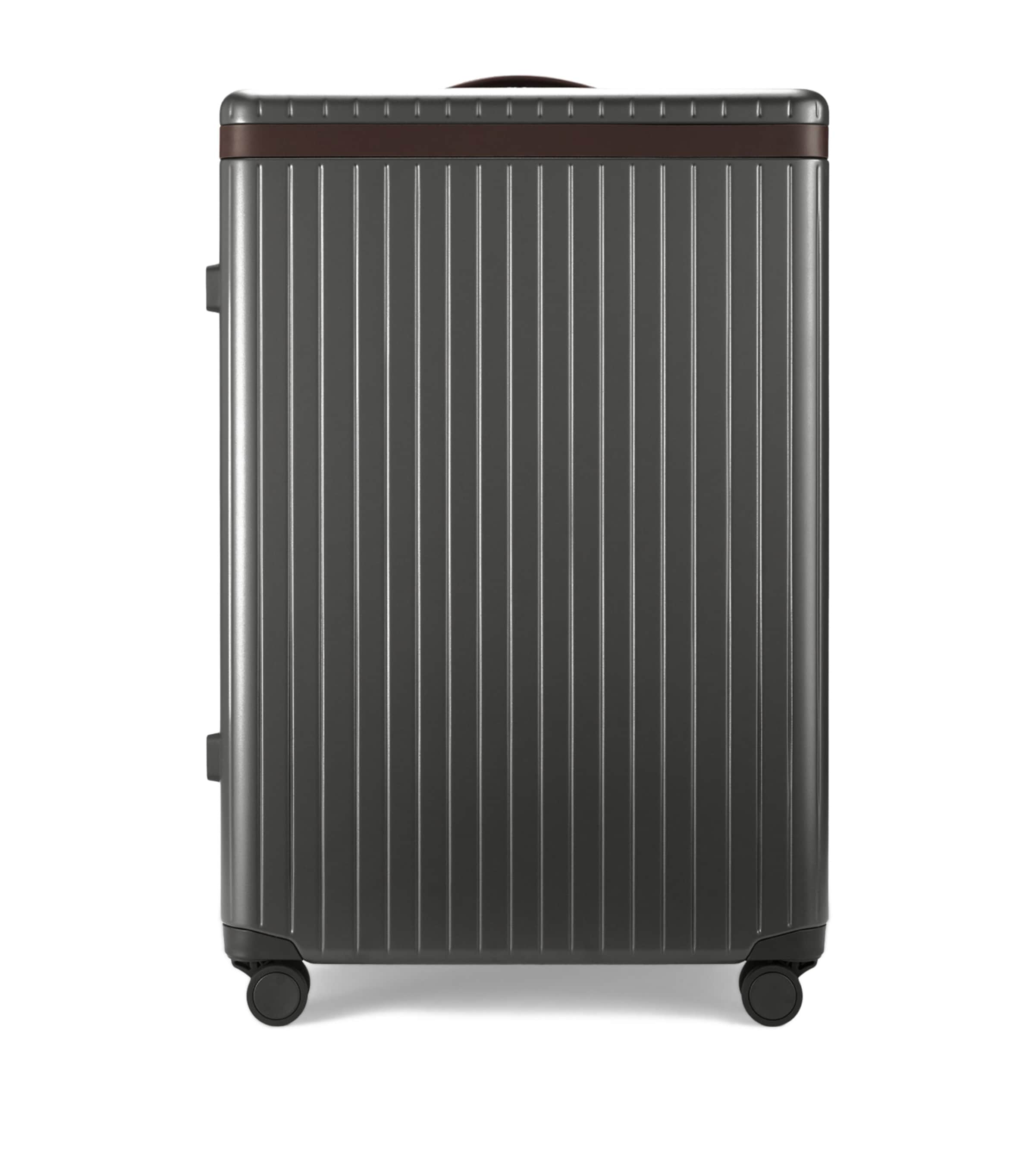 The Large Check-In Suitcase (78.5cm) GREY/ CHOCOLATE Image 1