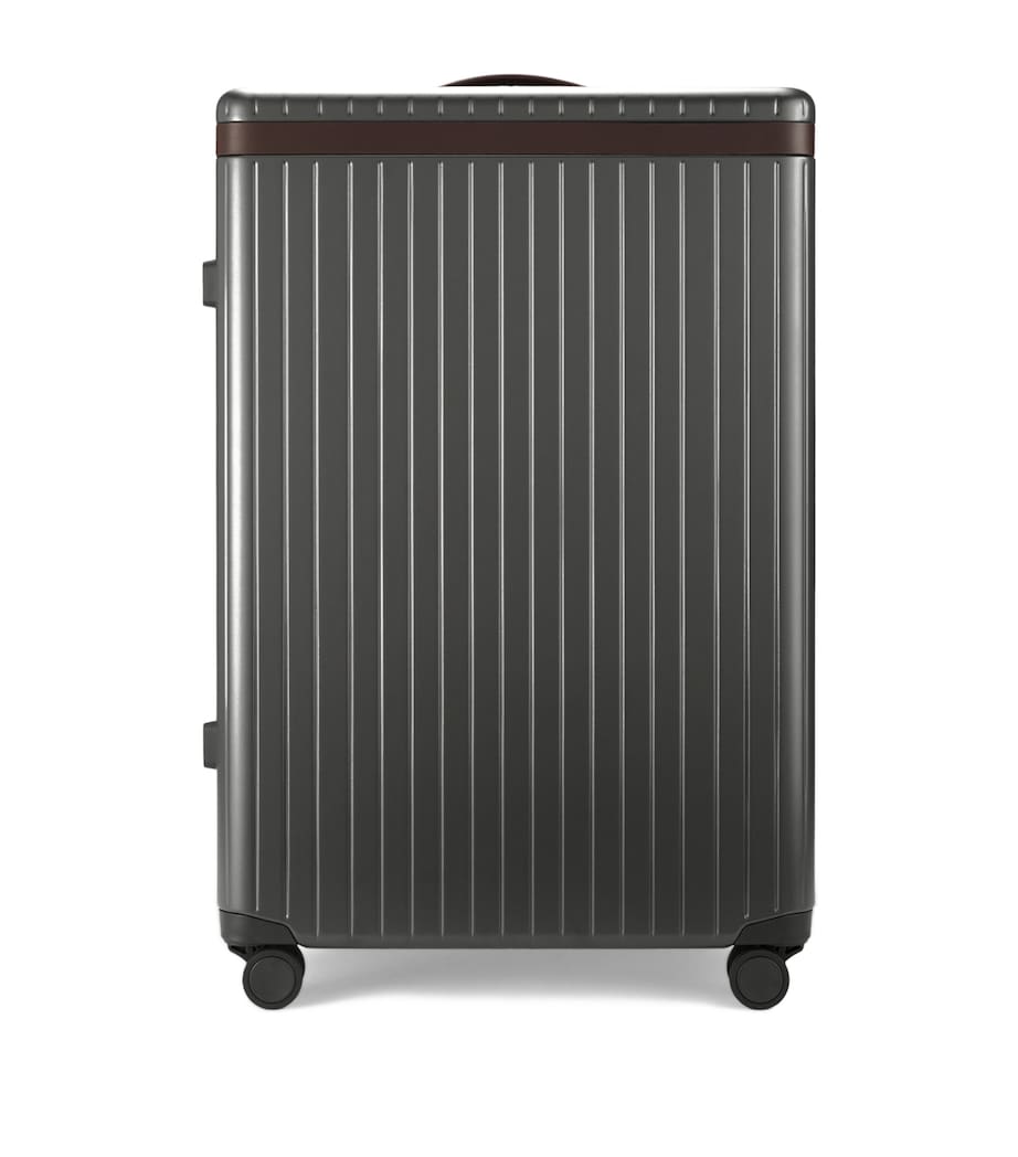 The Large Check-In Suitcase (78.5cm) GREY/ CHOCOLATE Image 1