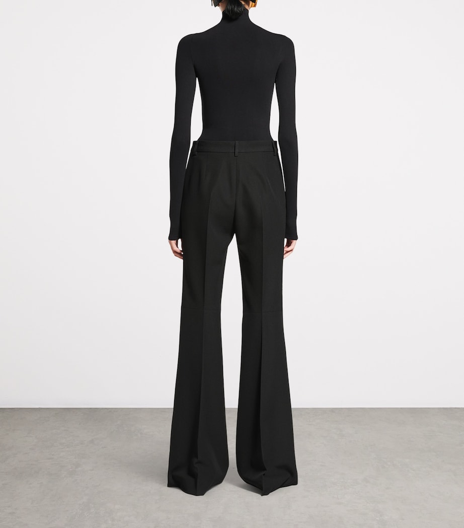 Wool Flared Trousers 1000 Image 4