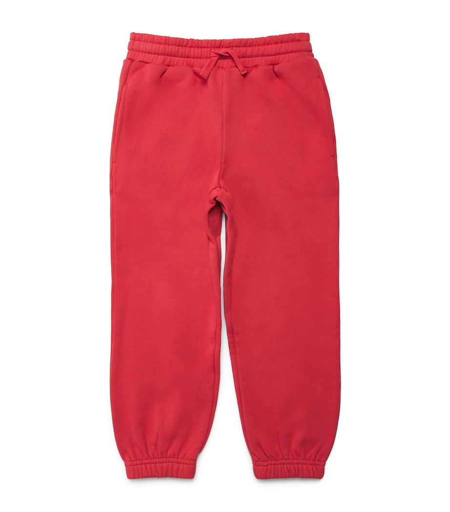 Stella McCartney Kids Cotton Sweatpants (3-14 Years) Red Image 1