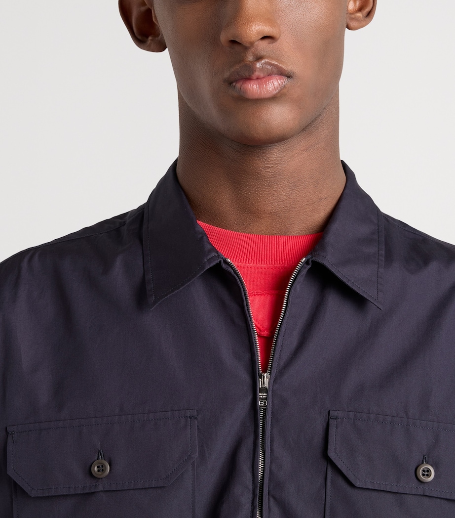 Prada Mens Cotton Bowling Shirt Image 4
