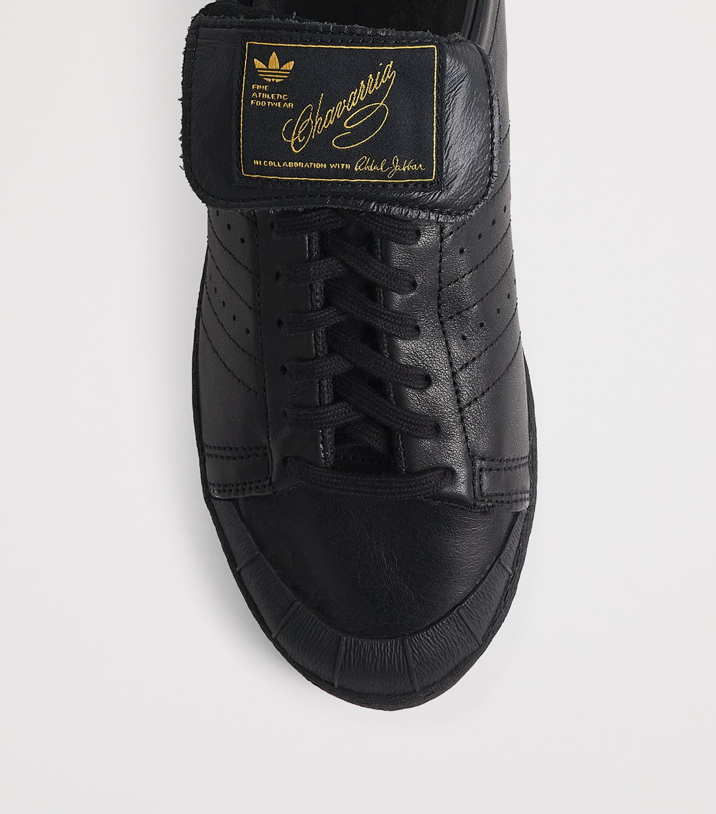 Willy Chavarria Black x adidas Leather Jabbar Low Sneakers