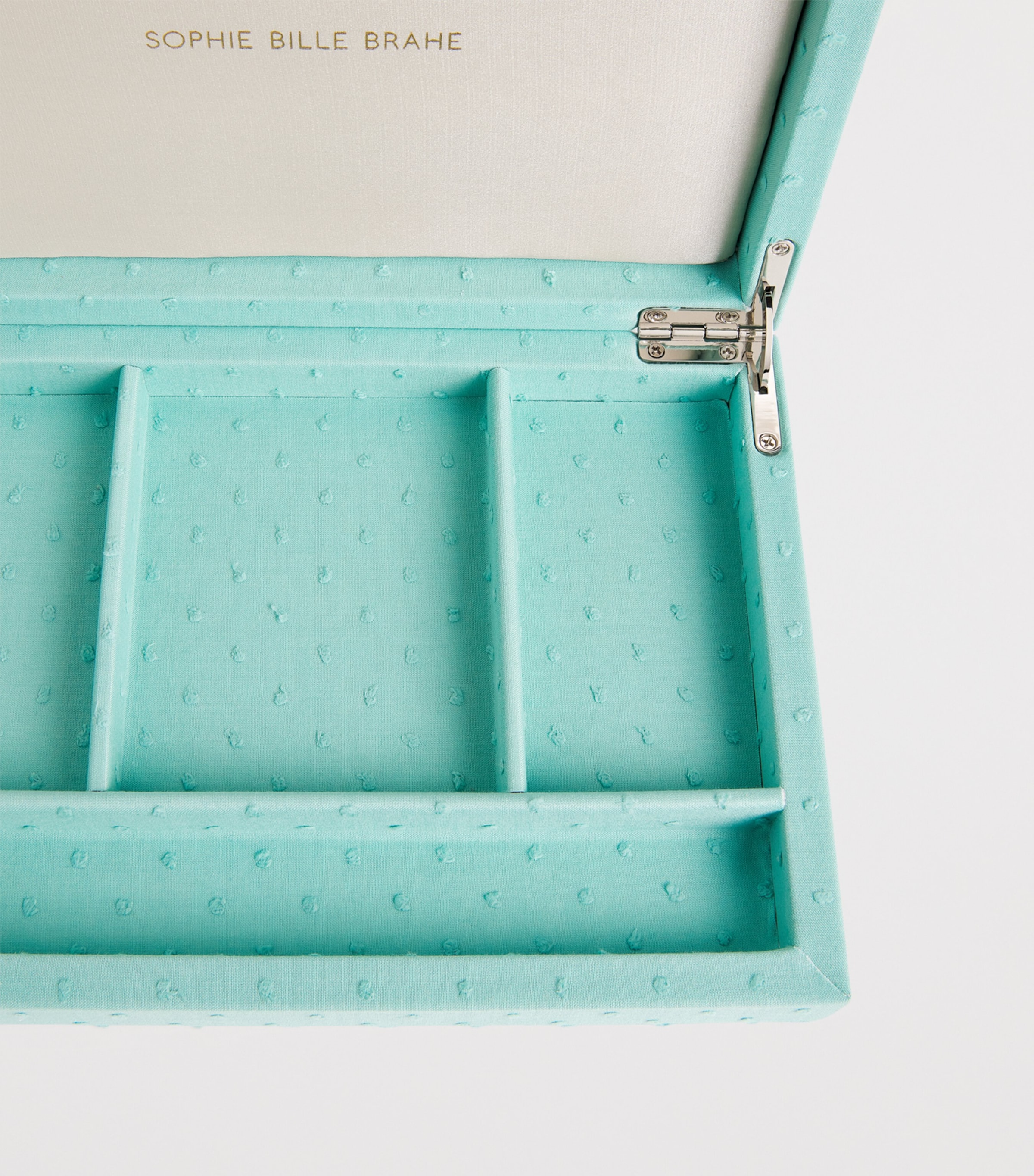 Organic Cotton Tresor Jewellery Box PISTACCHIO Image 3